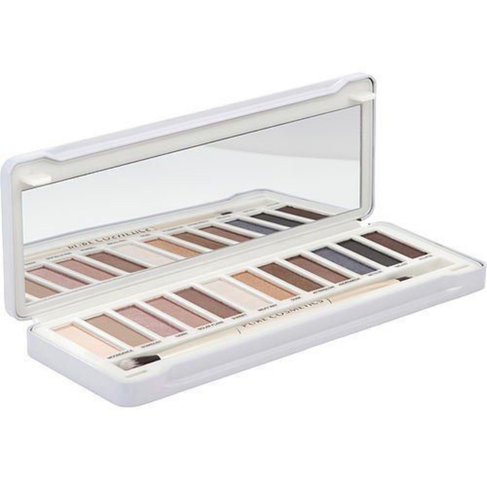 Pure Cosmetics Stripped Collection Eyeshadow Palette 12 Shades with Brush NIB